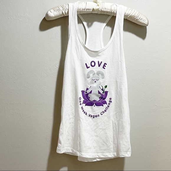 LIONESS LOVE Women’s 1 WEEK VEGAN CHALLENGE Tank - Picture 1 of 4